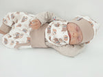 Coole Pumphose oder Babyset kurz und lang Elefanten von Atelier MiaMia