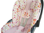 Babyschalen Bezug Cybex cloud Z i-size rosa Fuchs von Atelier MiaMia