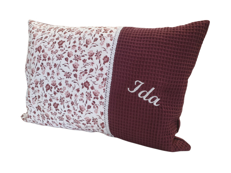 Atelier MiaMia birth pillow - name pillow with embroidery - panel - photo