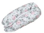 Atelier MiaMia nursing pillow or side sleeper pillow positioning pillow key roses flowers 139